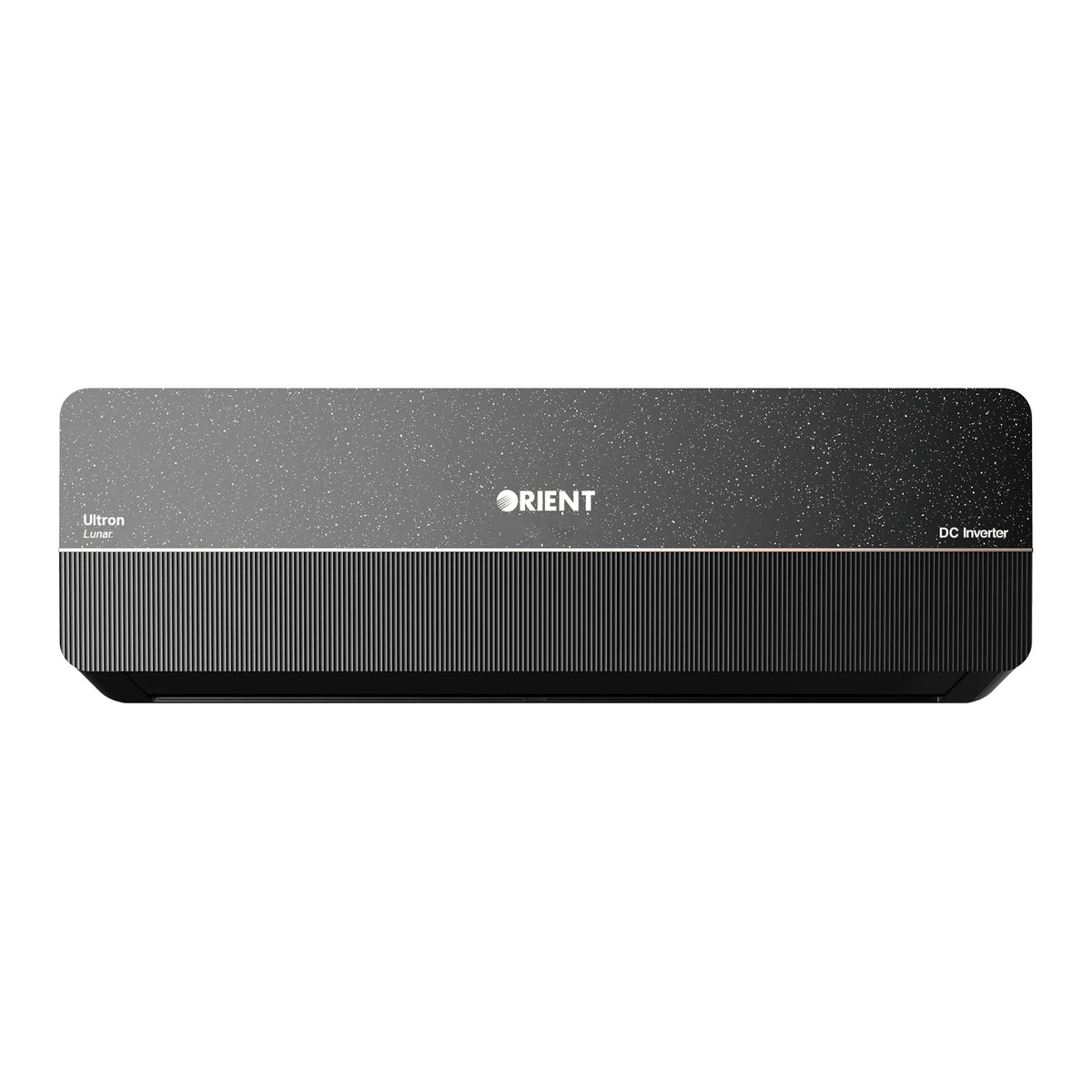 Orient Lunar 13W Floral Black T3+ 1 Ton DC Inverter Heat & Cool Split AC – front view