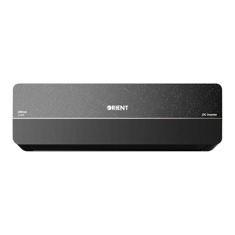 Orient Lunar 13W Floral Black T3+ 1 Ton DC Inverter Heat & Cool Split AC – front view