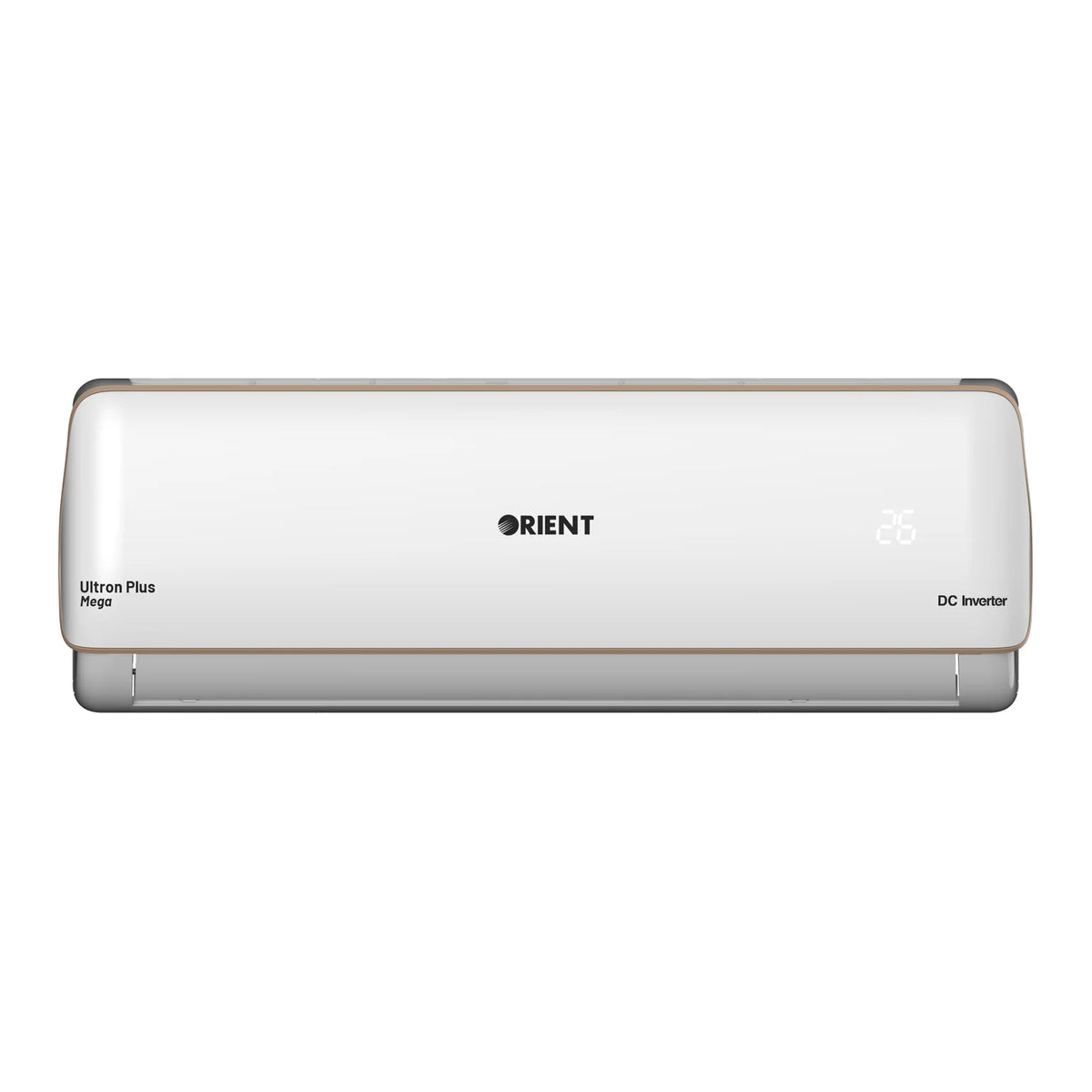 Orient Mega 20S Pearl White T3+ 1.5 Ton DC Inverter Heat & Cool Split AC – front view
