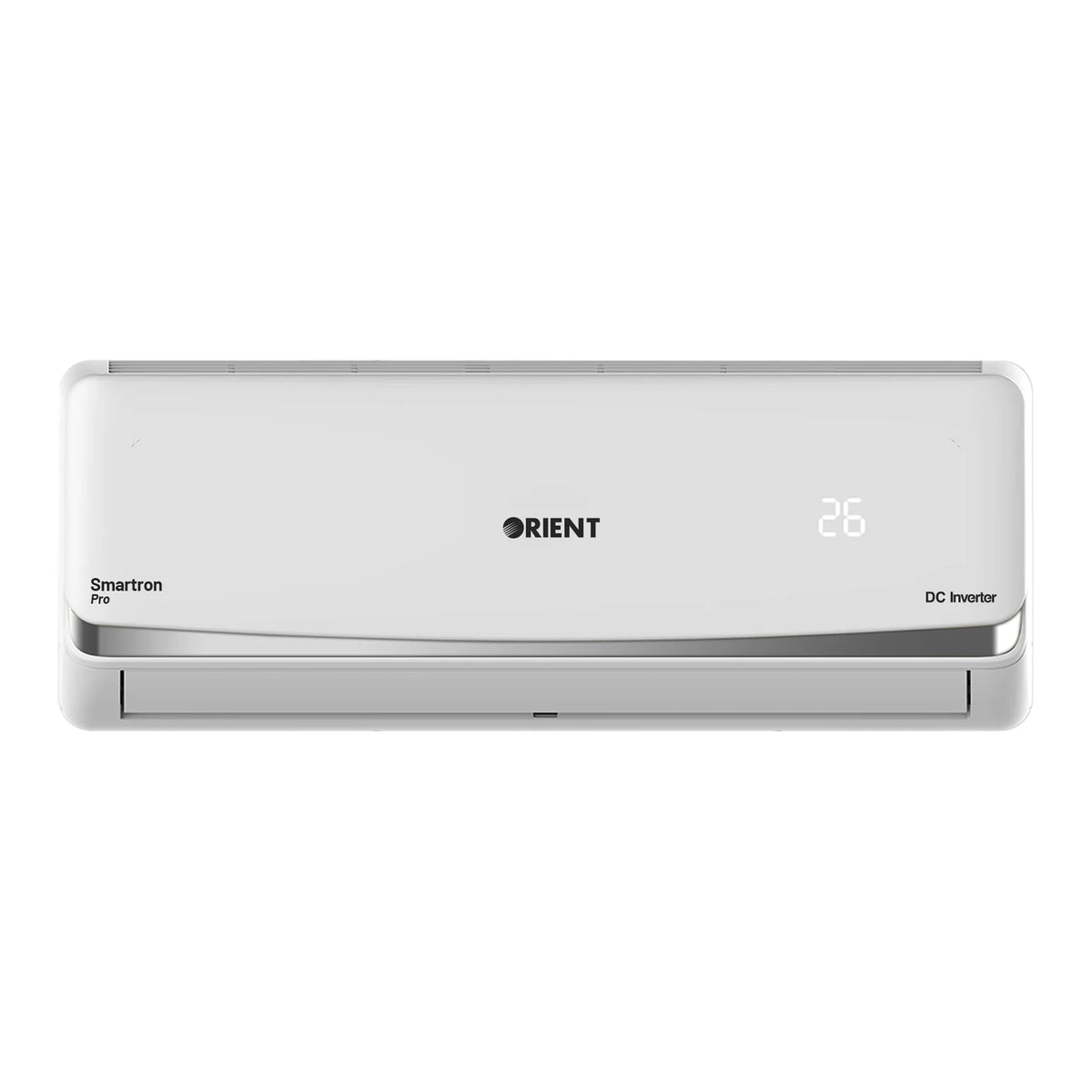 Orient Pro 18C Ultra Black T3 1.5 Ton DC Inverter Heat & Cool Split AC – front view