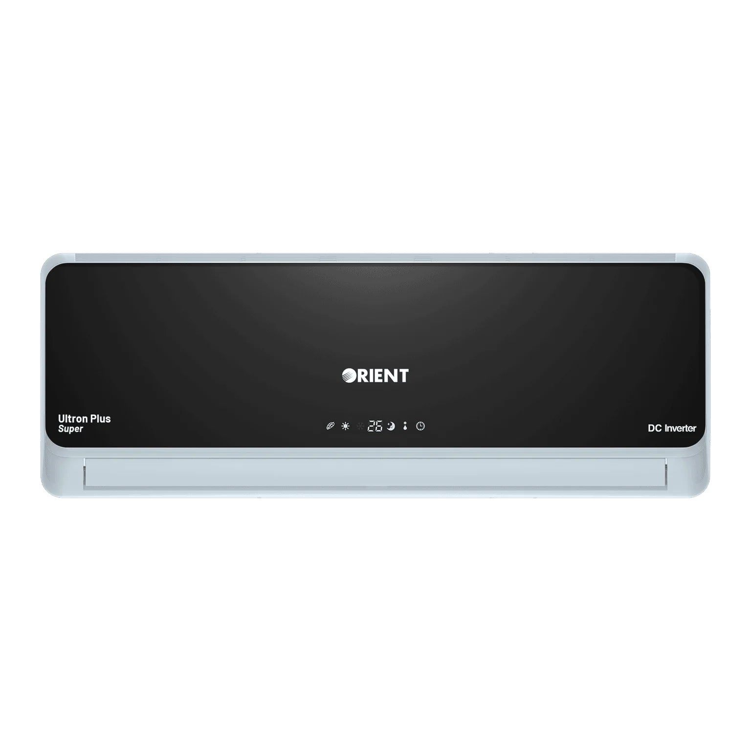 Orient Super 20S Mirror Black T3+ 1.5 Ton DC Inverter Heat & Cool Split AC – front view