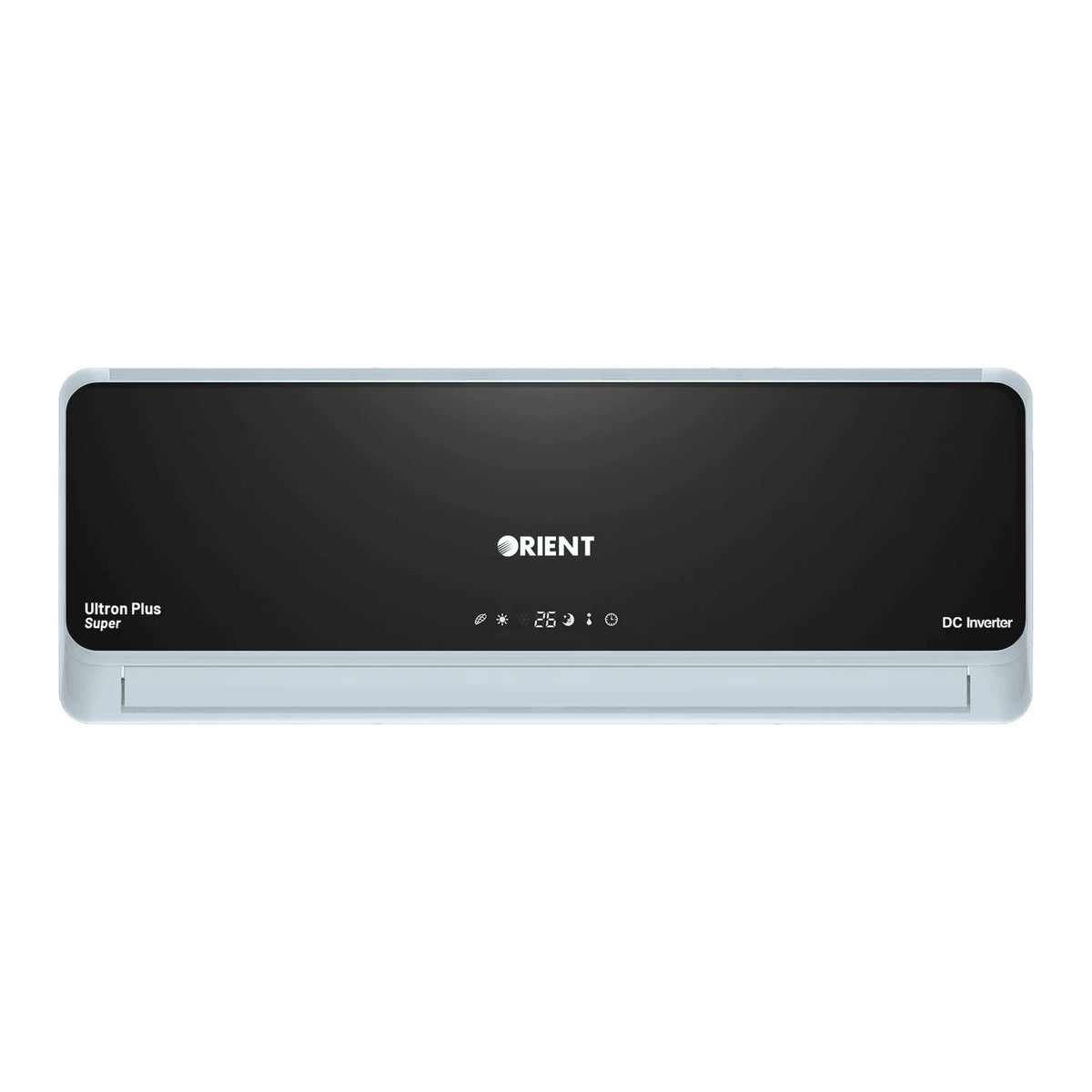 Orient Super 20S Mirror Black T3+ 1.5 Ton DC Inverter Heat & Cool Split AC – front view