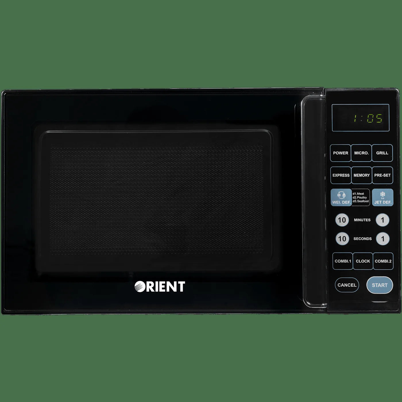 Orient Tikka 23D Grill Black microwave oven photo 1