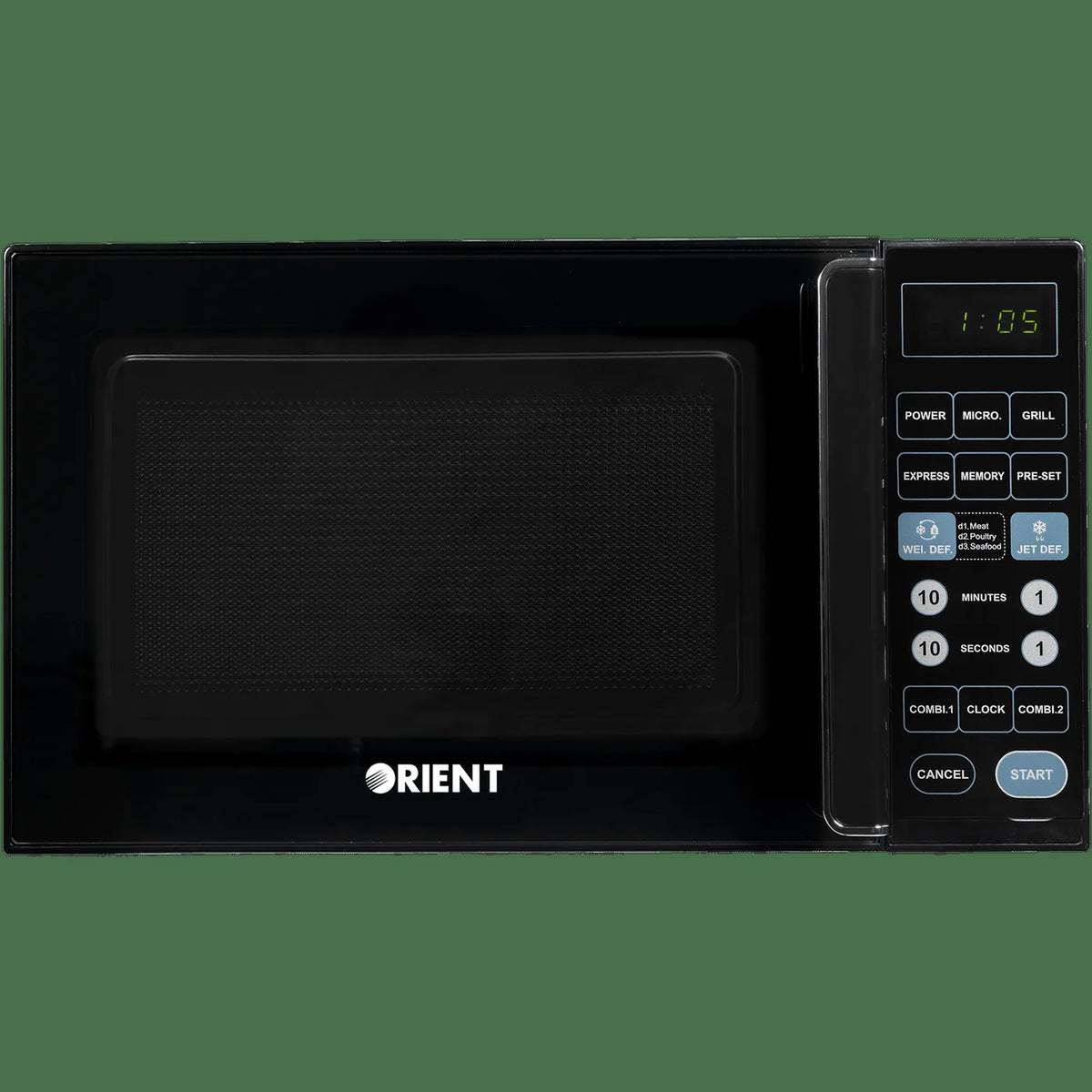 Orient Tikka 23D Grill Black microwave oven photo 1