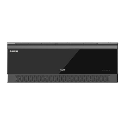 Orient Titanium 20S Plus Mirror Black T3+ 1.5 Ton DC Inverter Heat & Cool Split AC – front view