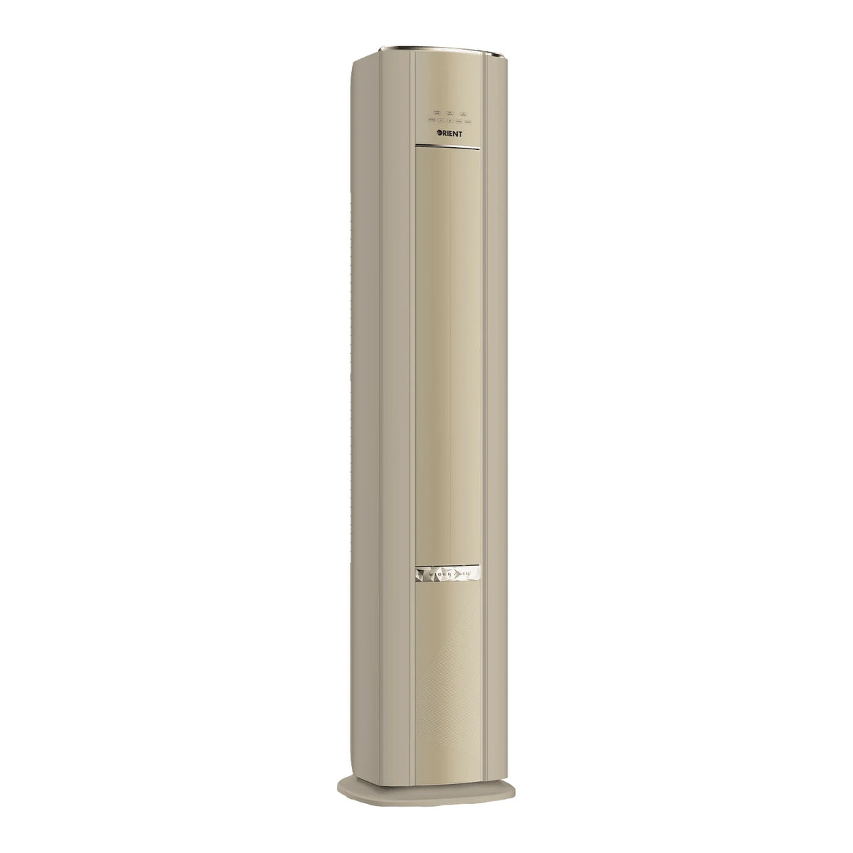 Orient Vibe 24G Round Gold T3 2 Ton DC Inverter Heat & Cool Floor Standing AC – front view
