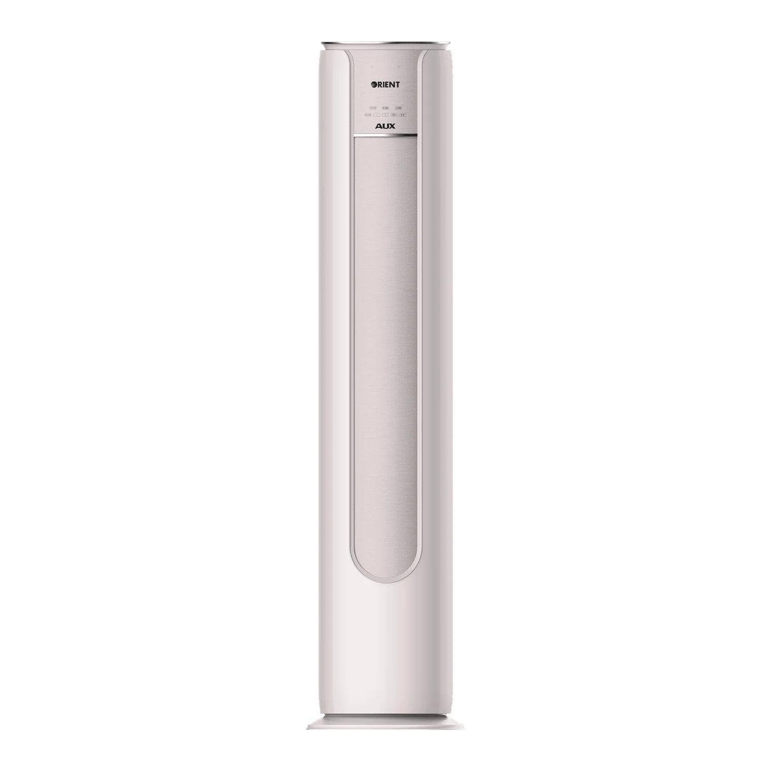 Orient Wisper 24X Round Champagne T3+ 2 Ton DC Inverter Heat & Cool Floor Standing AC – front view