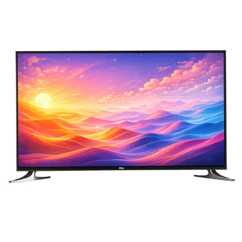 PEL 65" QLED 4K Ultra HD Smart Google TV (PLD-65QUS) front view