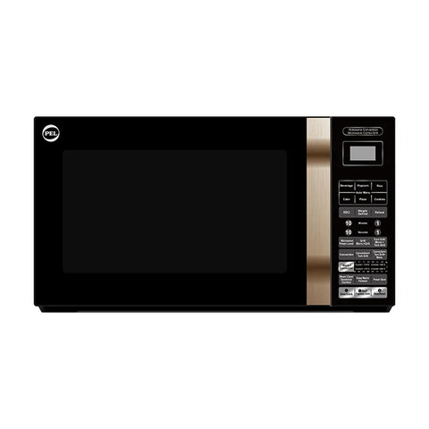 PEL Convection 30L Microwave Oven Black front view