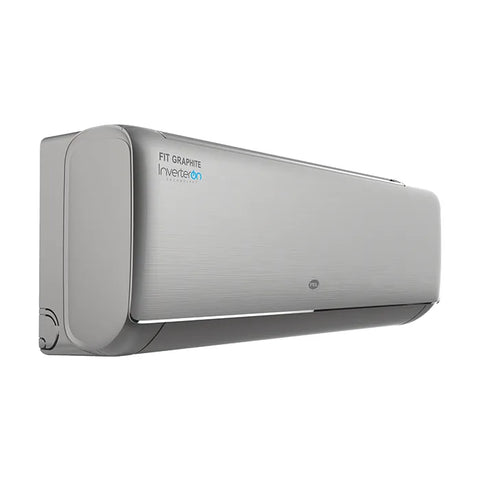 PEL Fit Graphite PINV-18K 1.5 Ton Inverter Split AC Heat & Cool Graphite angle view