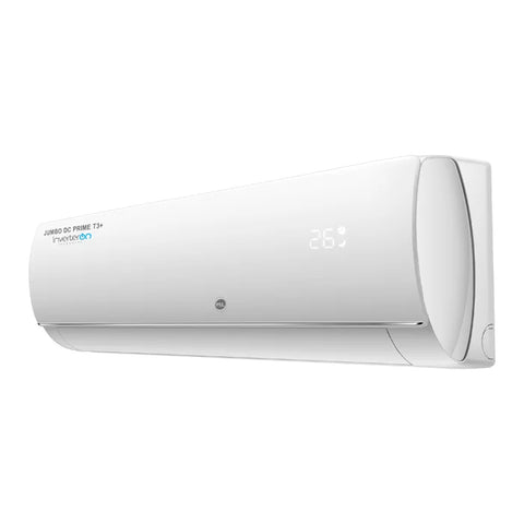 PEL Jumbo Prime+ WiFi T3 PINV-24K 2 Ton Inverter Split AC Heat & Cool White angle view