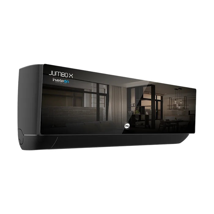 PEL Jumbo X T3 PINV-18K 1.5 Ton Inverter Split AC Heat & Cool Black angle view