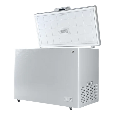 PEL PDF 70-150 APF 410L Single Door Arctic Pro Deep Freezer – Light Grey open view