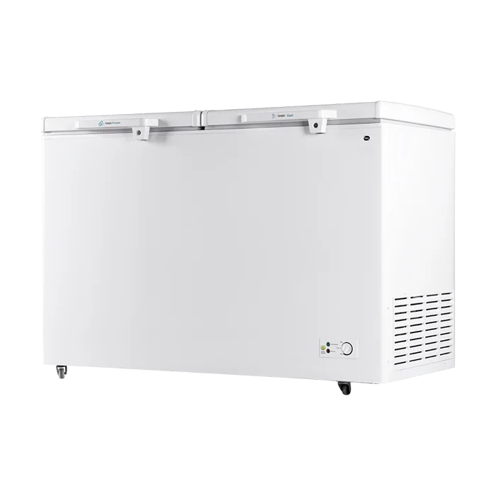 PEL PDF 70-155 APF 410L Twin Door Arctic Pro Deep Freezer – White side view