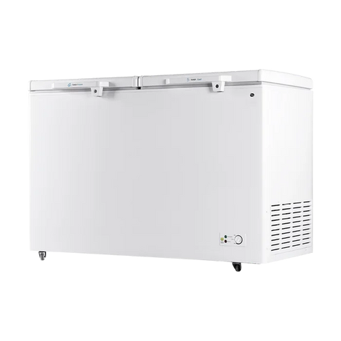 PEL PDF 70-155 APF 410L Twin Door Arctic Pro Deep Freezer – White side view