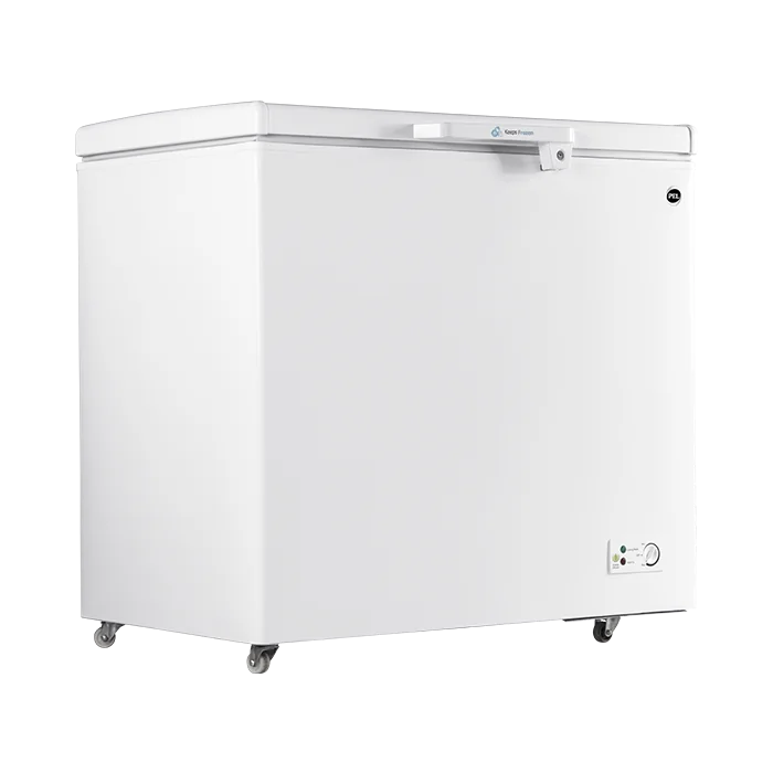 PEL PDIN 70-100 Arctic InverterOn 275L Single Door Inverter Deep Freezer – White interior view