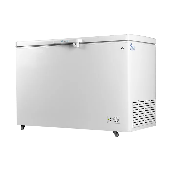 PEL PDIN 70-130 Arctic InverterOn 370L Single Door Inverter Deep Freezer – White side view