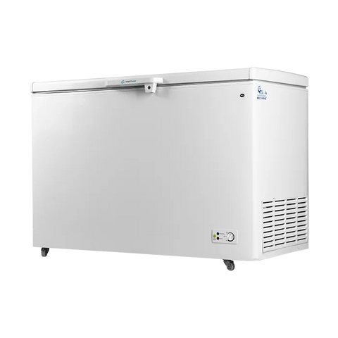 PEL PDIN 70-130 Arctic InverterOn 370L Single Door Inverter Deep Freezer – White side view