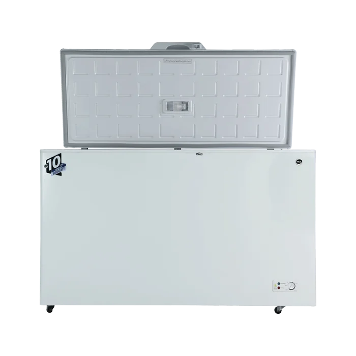 PEL PDIN 70-180 Arctic InverterOn 495L Single Door Inverter Deep Freezer – White angle view