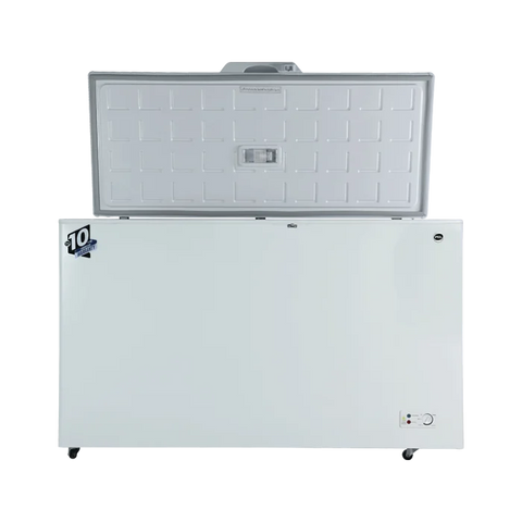 PEL PDIN 70-180 Arctic InverterOn 495L Single Door Inverter Deep Freezer – White angle view
