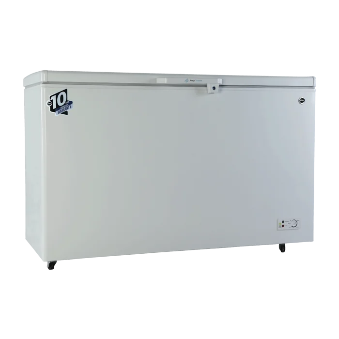 PEL PDIN 70-180 Arctic InverterOn 495L Single Door Inverter Deep Freezer – White interior view