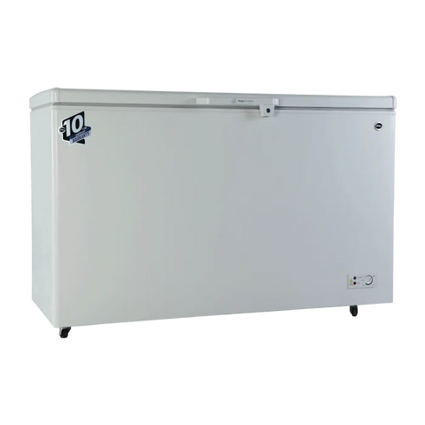 PEL PDIN 70-180 Arctic InverterOn 495L Single Door Inverter Deep Freezer – White interior view