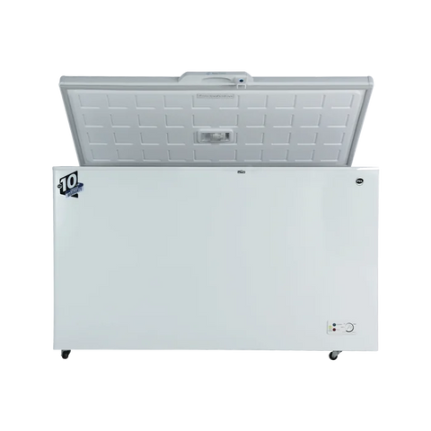 PEL PDIN 70-180 Arctic InverterOn 495L Single Door Inverter Deep Freezer – White open view