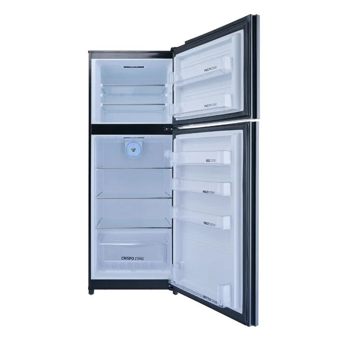 PEL PRDTUINVO-6470 Digitron Ultra Inverter Curved Glass Door Refrigerator 334L – Red Blaze angle view