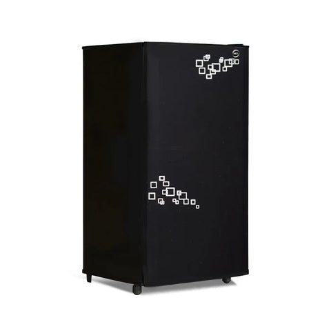 PEL PRGD-1400 Glass Door Refrigerator 140L – Pattern Mirror Red angle view