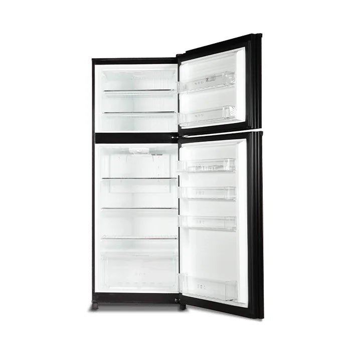 PEL PRGD-21870 Glass Door Refrigerator 354L – Red Blaze side view