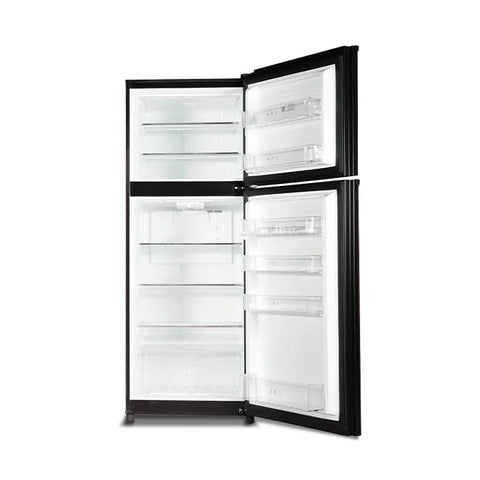 PEL PRGD-6470 Glass Door Refrigerator 334L – Red Blaze side view