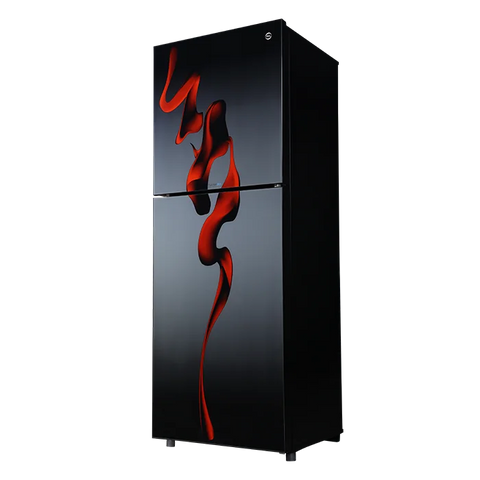 PEL PRINVOFGD-6370 InverterOn Flat Glass Door Refrigerator 310L – Hazel Red Blaze side view