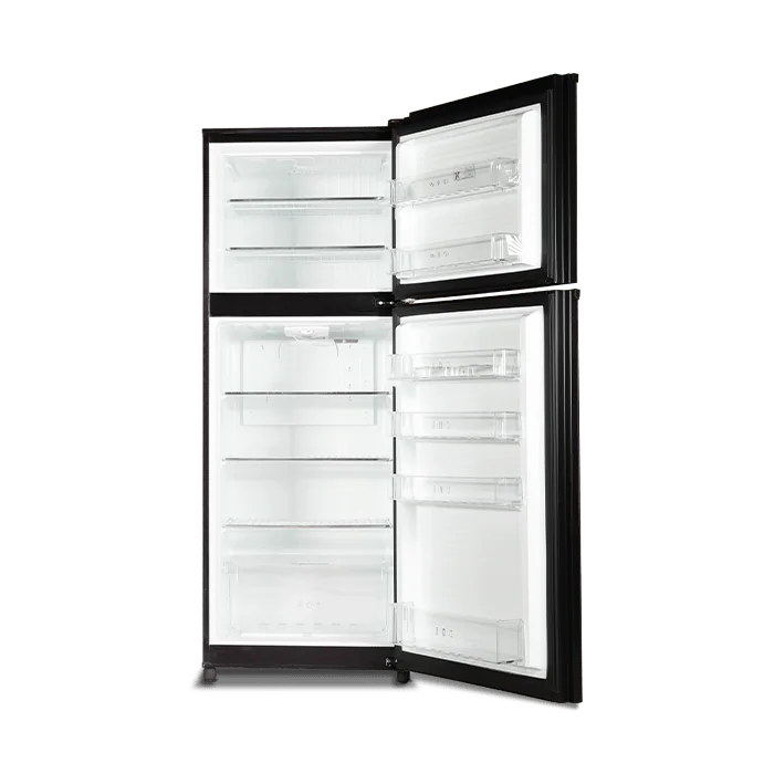 PEL PRINVOFGD-6470 InverterOn Flat Glass Door Refrigerator 334L – Maroon Blaze interior view
