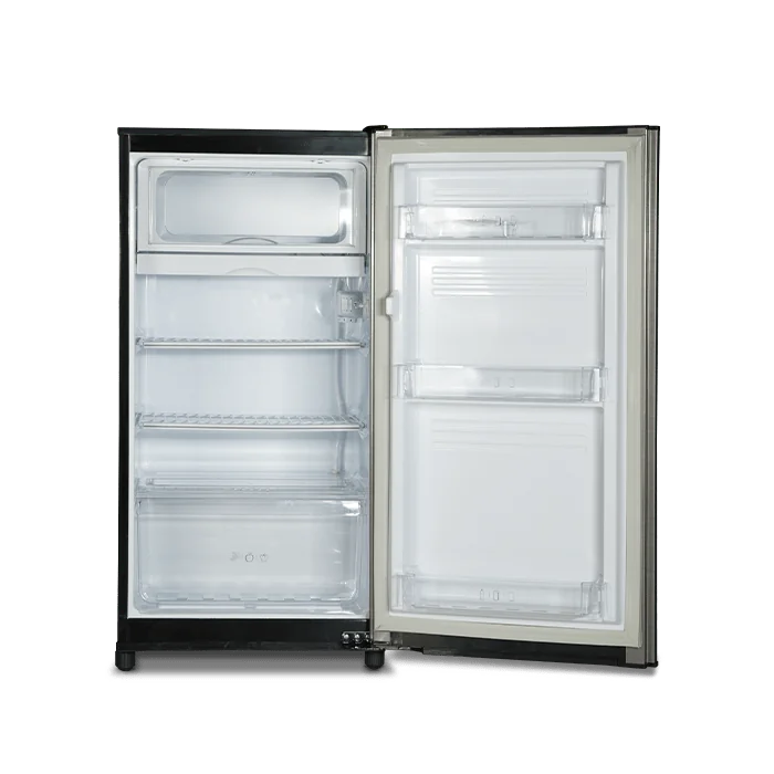 PEL PRLP-1100 Life Pro Refrigerator 110L – Brushed Metallic Grey interior view