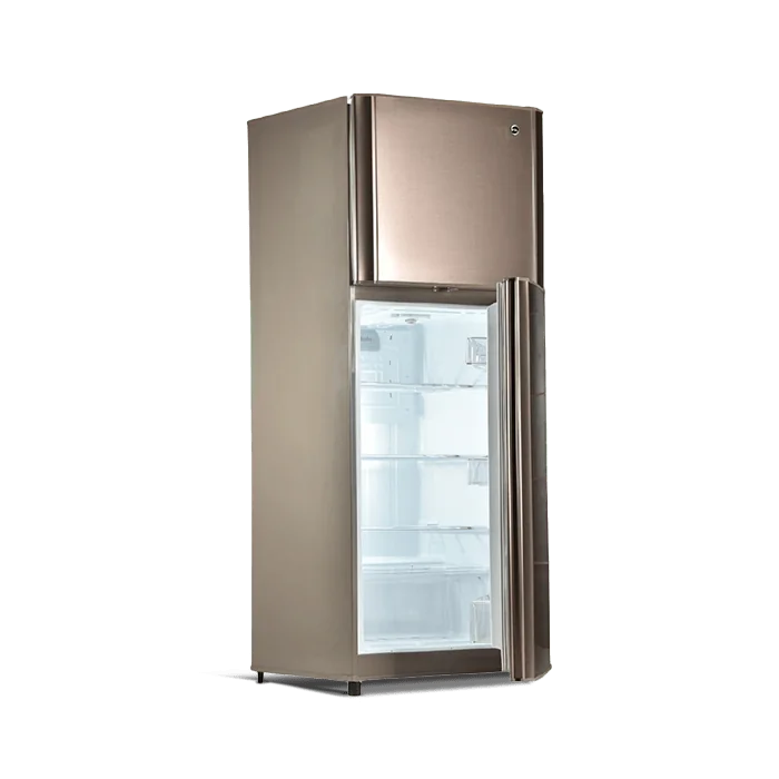 PEL PRLP-22260 Life Pro Refrigerator 408L – Metallic Golden Brown open view