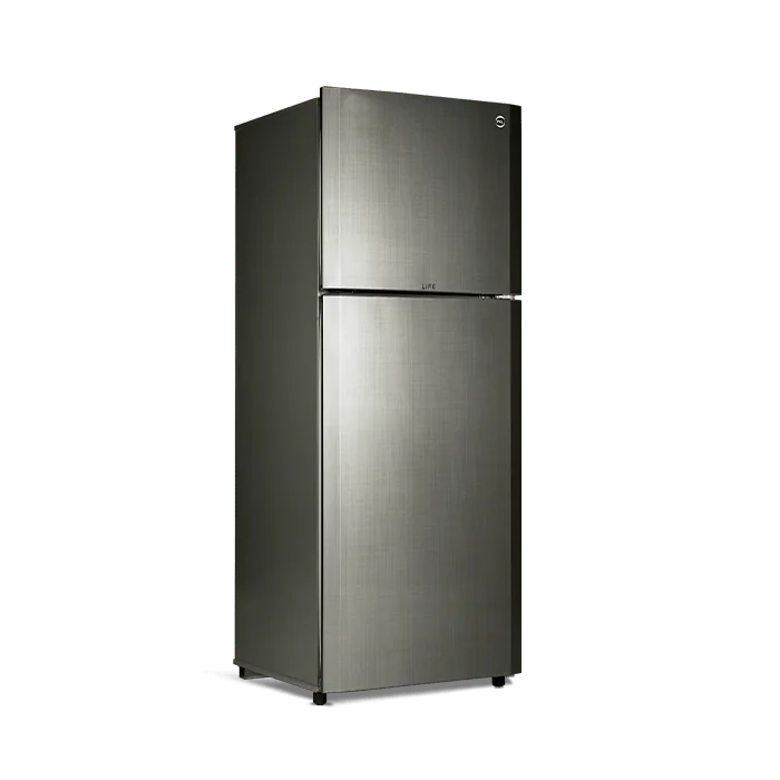 PEL PRLP-22260 Life Pro Refrigerator 408L – Metallic Texture Grey open view