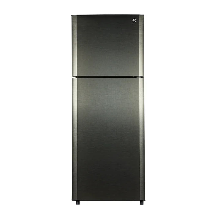 PEL PRLP-2350 Life Pro Refrigerator 240L – Brushed Metallic Grey front view