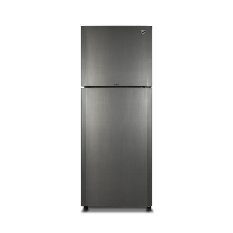 PEL PRLP-2350 Life Pro Refrigerator 240L – Metallic Texture Grey front view