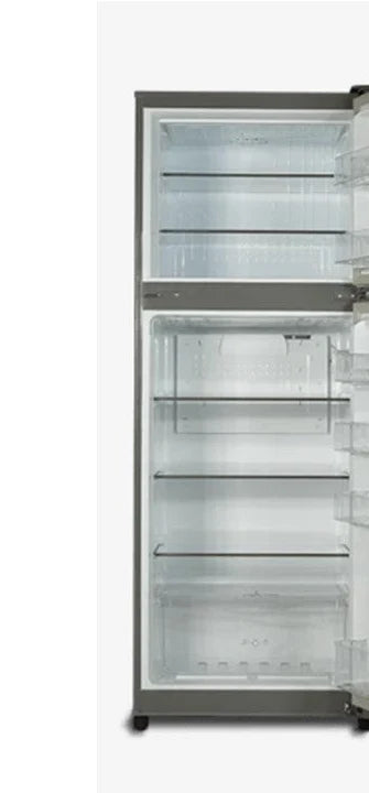 PEL PRLP-2350 Life Pro Refrigerator 240L – Brushed Metallic Grey – open view
