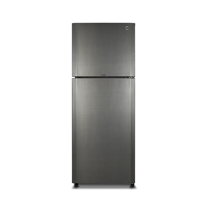 PEL PRLP-6360 Life Pro Refrigerator 310L – Metallic Texture Grey front view