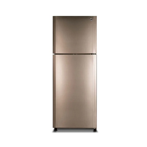 PEL PRLP-6460 Life Pro Refrigerator 334L – Metallic Golden Brown angle view