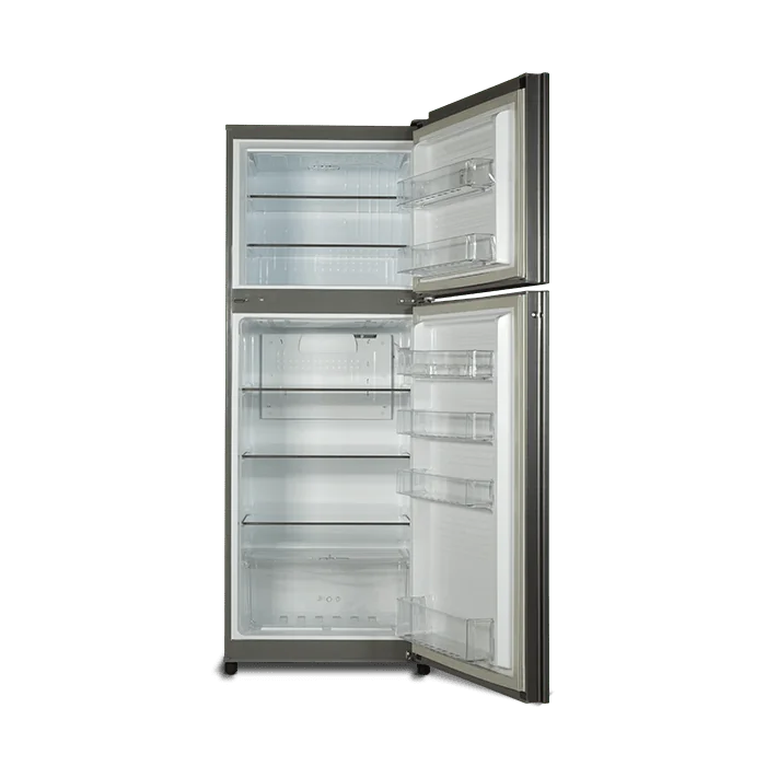 PEL PRLP-6460 Life Pro Refrigerator 334L – Metallic Texture Grey angle view