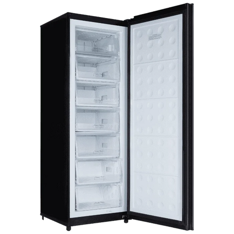 PEL PVF 6D 239L Vertical Deep Freezer – Grey angle view