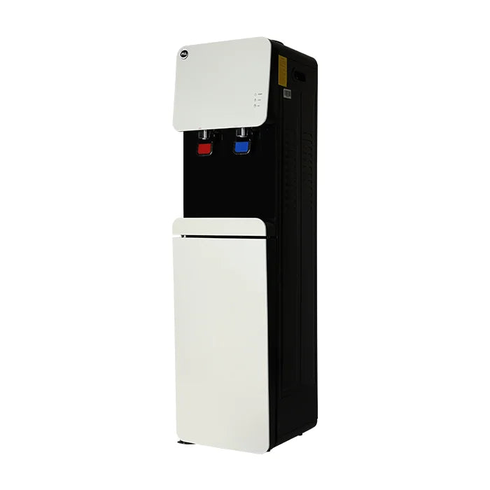 PEL PWD 316 Premier Water Dispenser with Fridge – White angle view