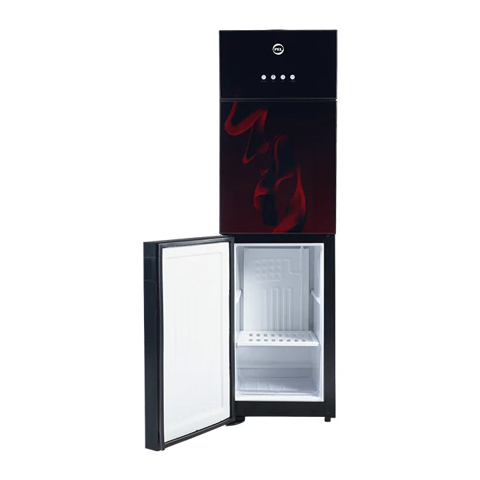 PEL PWD 425 3 Taps Straight Glass Door Water Dispenser – Maroon Blaze interior view