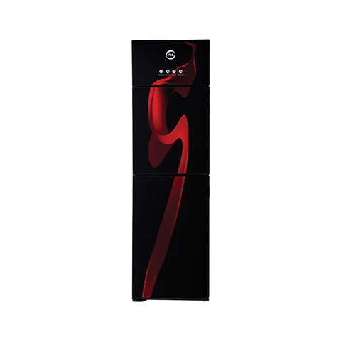 PEL PWD 425 3 Taps Straight Glass Door Water Dispenser – Red Blaze front view
