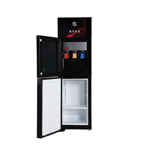 PEL PWD 425 3 Taps Straight Glass Door Water Dispenser – Red Blaze open view