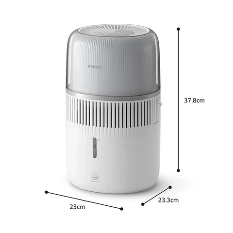 Philips smart air humidifier dimensions and measurement guide diagram