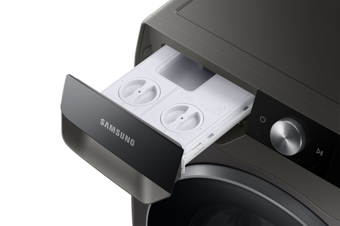 Samsung WD11TP34DSX/FQ Auto Dispense drawer with automatic detergent and softener tanks