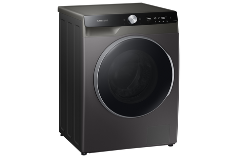 Samsung WD11TP34DSX/FQ 11+7kg washer dryer combo in Inox, front three-quarter view